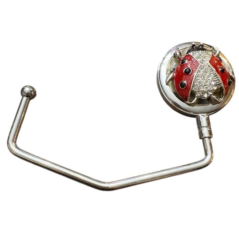 SPRING STREET DESIGN CRYSTAL LADYBUG HANDBAG HOLDER